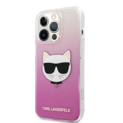 MINIKHARID-Karl Lagerfeld PC-TPU Choupette Head Case For IPhone 13 Pro